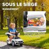 Ride-On Toy for Children, Licensed Mercedes-Benz, Push Car, Removable Handle, 91 x 40 x 83 cm, White