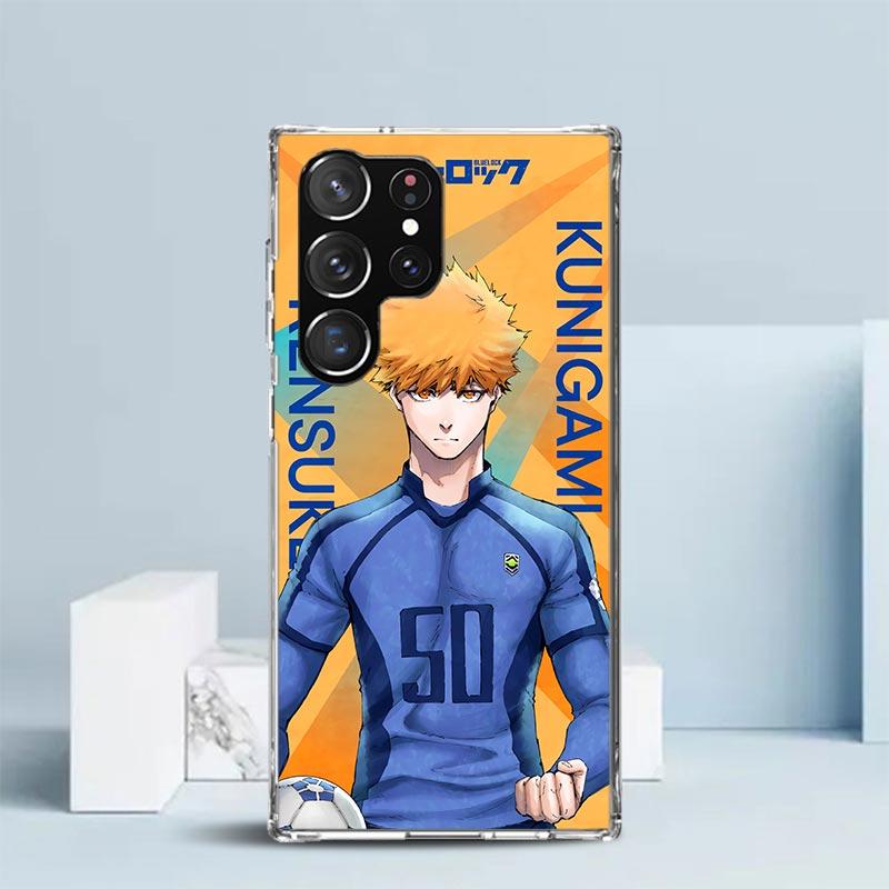 Hot Anime Blue Lock Soft Cover for Samsung Galaxy S25 Edge S26 S24 S23 Ultra Phone Case S22 S21 Plus S20 FE Print Pattern Shell
