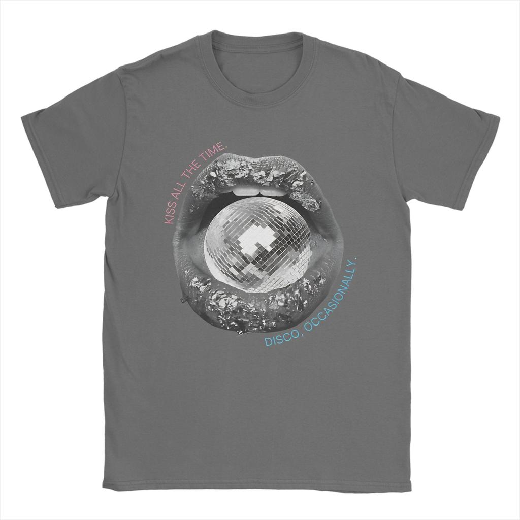Kiss All The Time Disco Occasionally 2026 Unisex T Shirt Casual Tees Short Sleeve Round Neck TShirt 100 Cotton Graphic Tops