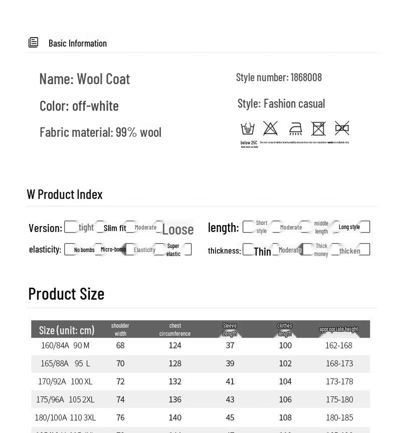 Anlom Women's Double-Sided Wool Blend Mid-Length Coat