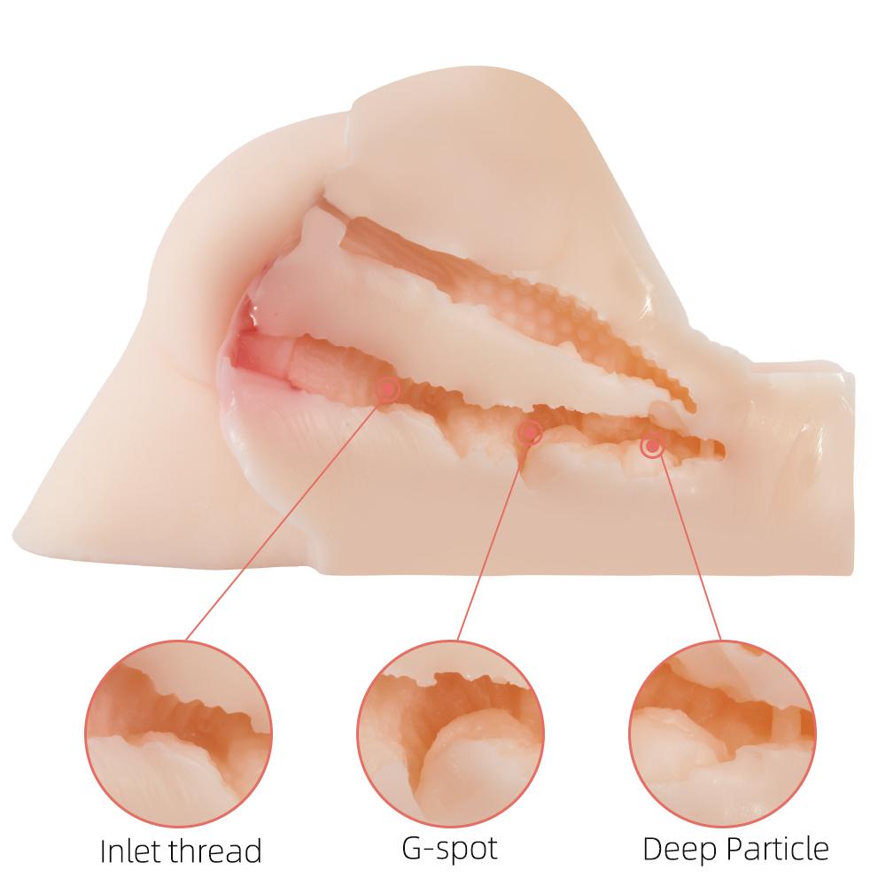 Sukně silikonový model realistický falešný zadek mužský masturbátor skutečný vagina a anální masturbační pohár pro dospělé sexuální panenky kočička pro muže sexuální hračka