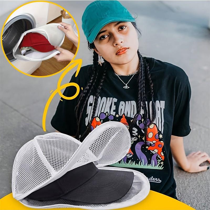 Baseball Cap Hat Washer Laundry Bag Household Products, Laundry Accessories, Anti Deformation Hat Protection Frame, Sturdy Frame