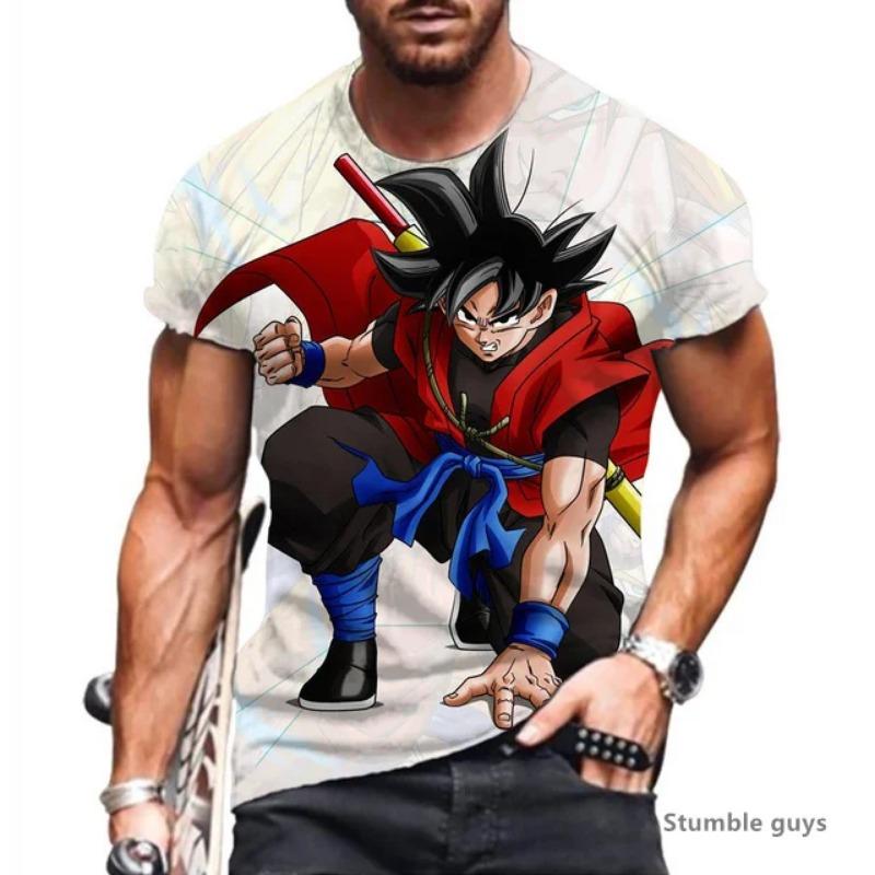 2026 Summer Men s Kakarot Short Sleeve Dragon Ball XXS