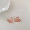 French love earrings design sense high sense light luxury cold wind stud earrings new trendy earrings