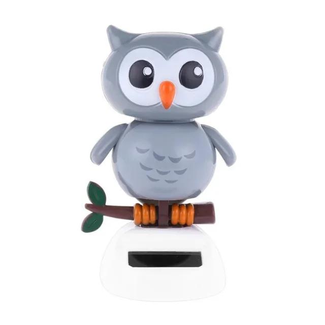 Hot New Solar Energy Car Interior Ornaments Animal Doll Figurine Sway Shake Model  Automotive Dashboard Decoration
