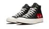 Chuck Taylor All-Star 70s Hi Comme des Garçons PLAY Preto