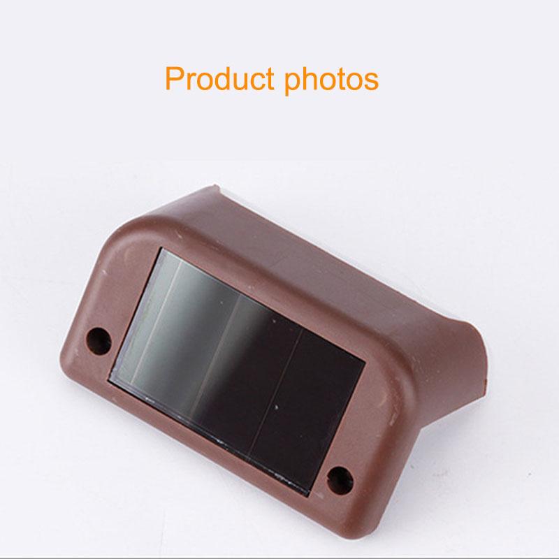 Solarne światło pokładowe zewnętrzne 1 szt., Wodoodporne solarne światło LED na schody zewnętrzne, stopień, ogrodzenie, podwórko, patio i ścieżkę