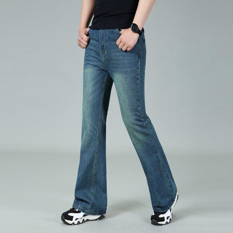 

Мужские расклешенные джинсы Sim-Fit средней посадки XL синий