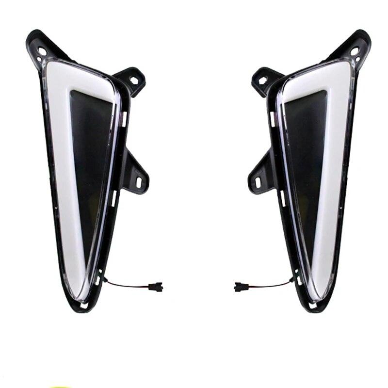 Світлодіодні денні ходові вогні для Toyota C-HR CHR 2016 2017 2018 Автомобільні аксесуари Водонепроникний ABS 12V DRL Декорація протитуманних фар