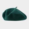 Solid Color Wool Beret Girls Winter Versatile Bud Hat Japanese Literary and Retro Painter Hat