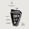 Super Bright Front LED Headlight Assembly for China National Heavy Duty Truck Huanghe