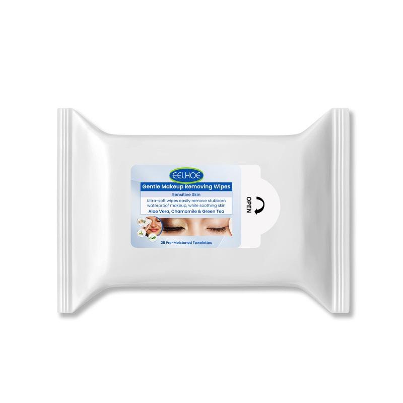 

EELHOE Gentle Makeup Remover Wipes, Deep Cleansing Face Eye and Lip Makeup Gentle Refreshing Non-irritating Makeup Remover Wipes