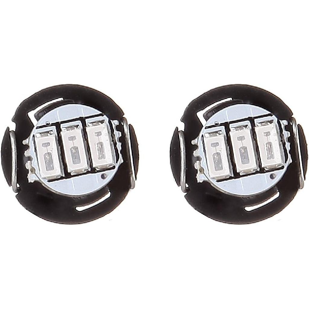 cciyu 20 Pack T4/T4.2 Green Neo Wedge 3LED A/C Light Bulbs Replacement For Indicator Light Instrument Panel Light
