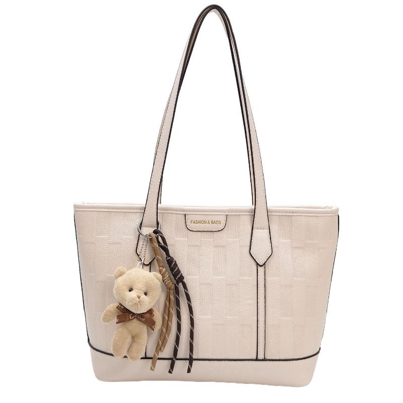 College-style Large-capacity Fashionable Retro Tote Bag - Simple Commuter Shoulder Bag