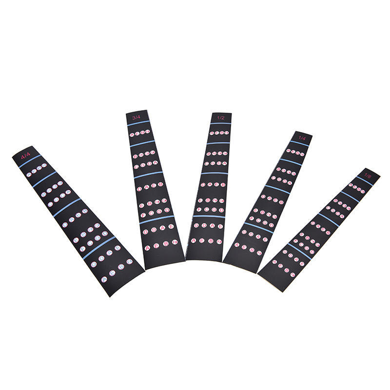 1/8-4/4 Violin Intonation Stickers Fretboard Marker Beginners Learning