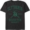 Чоловіча футболка Harry Potter Slytherin Seeker з Квідичу, Чорна, 3XL