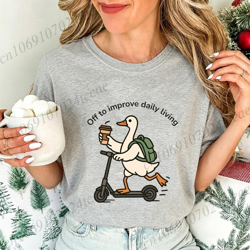 Occupational Therapy Goose Shirt,Off To Improve Daily Living Tee,Mental Health T-Shirts,Fashion Creative Design T Shirt Tops