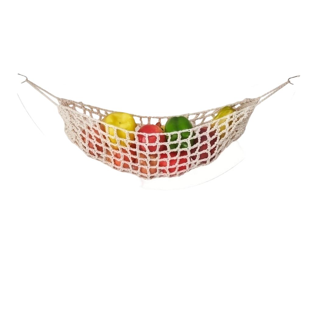 Bohemian Hanging Basket, Under-Table Storage Net Bag for Kitchen