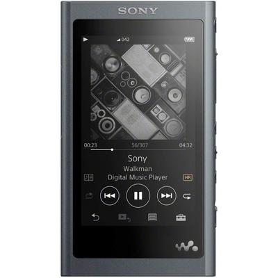 Sony Walkman séria A 16GB MP3 prehrávač Bluetooth kompatibilný s microSD Kompatibilný s vysokým rozlíšením Až 45 hodín nepretržitého prehrávania Model 2018 Sivastý