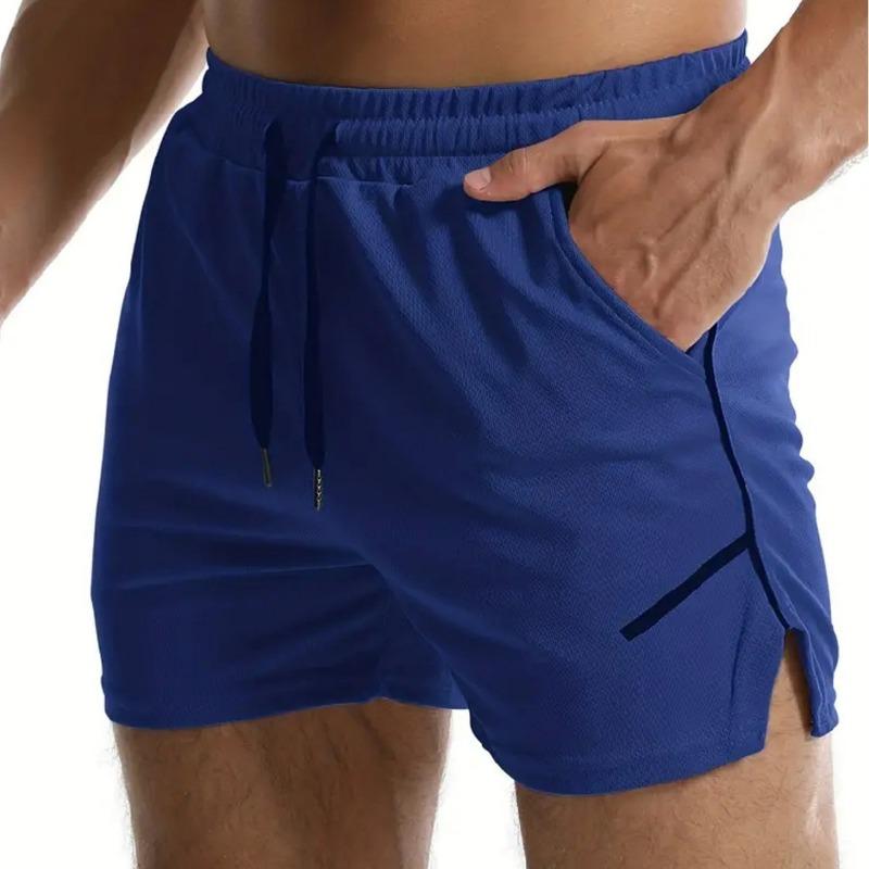 Sportovní šortky Pánské Fitness kalhoty Tenké Ležérní Běžecké Síťované Rychleschnoucí Prodyšné Tréninkové kalhoty