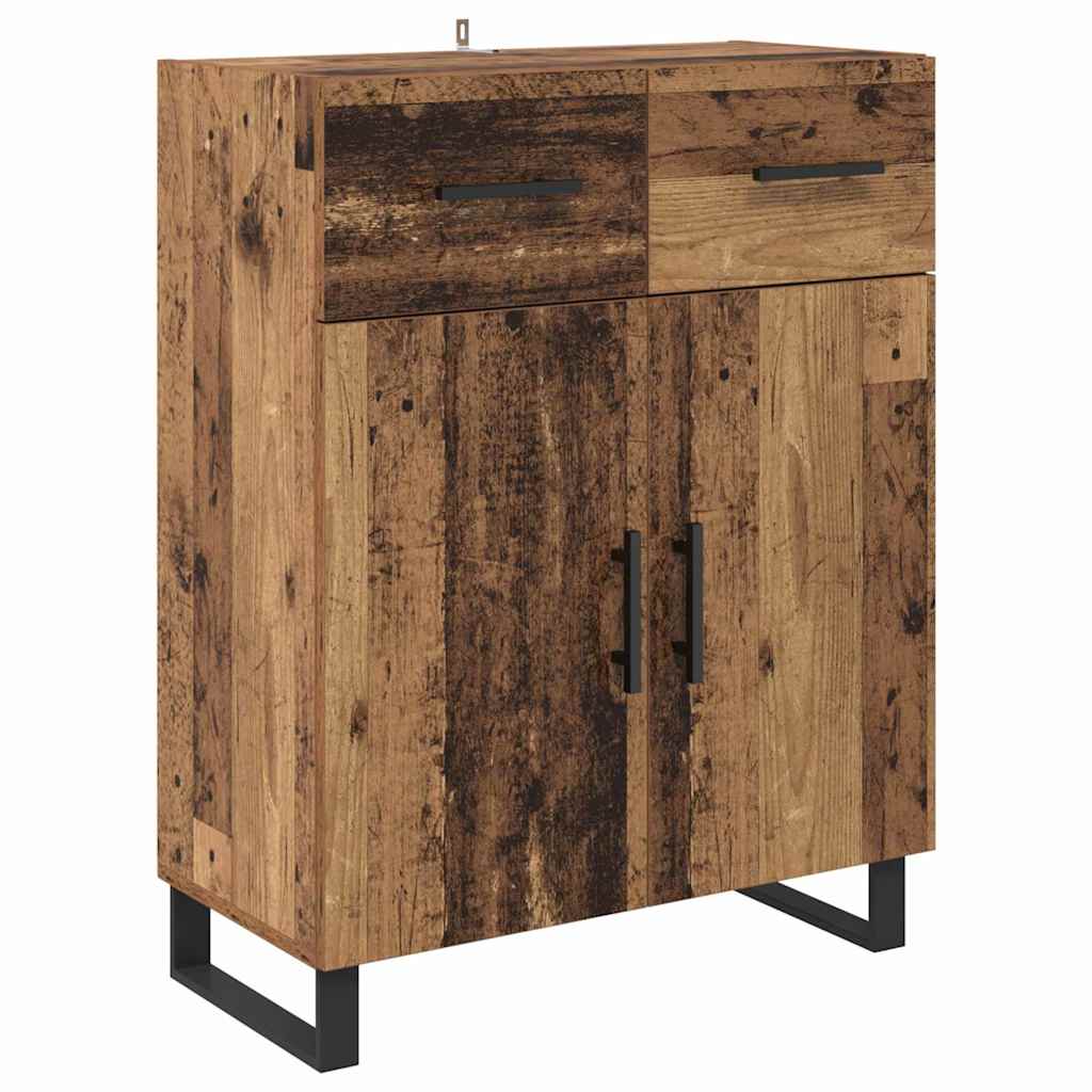 Highboard Reclaimed Wood 69.5 x 34 x 180 cm Particle Board