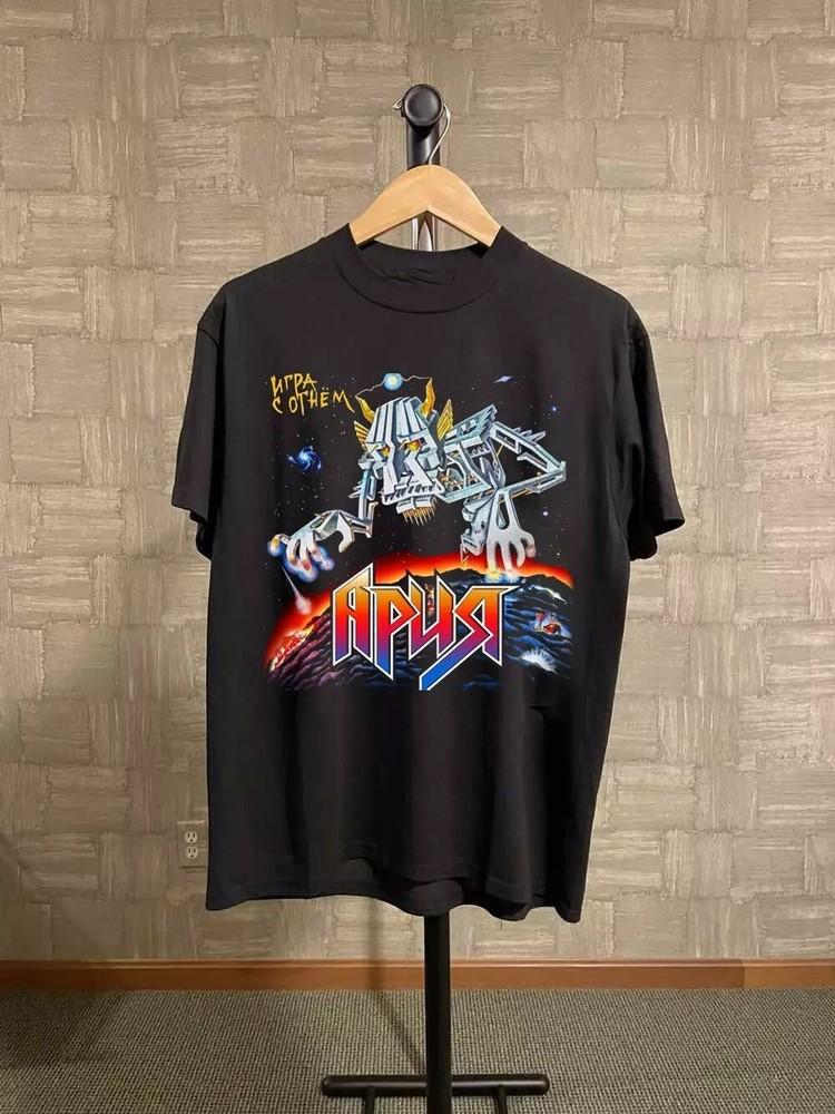 

NEW Aria Band Album Collection Gift For Fan Short Sleeve S to 5XL T-shirt Unisex T-Shirt Graphic Tee XXXL
