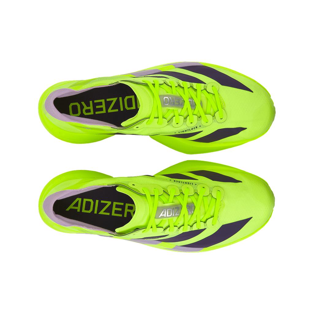 adidas Adizero Adios Pro 4 Solar Gelb Pflaume Herren Sneaker Aura-Pflaume Puder-Pflaume JP6623