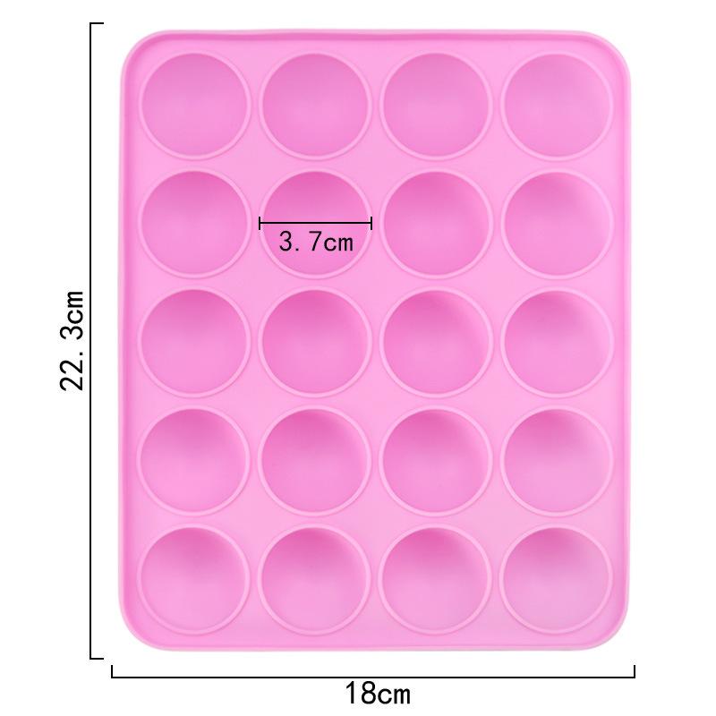 Multiple Styles Silicone Hemispherical and Spherical Molds – DIY Baking Chocolate Cup, Filled Cake, Pudding, Dessert Decorating Mold Set