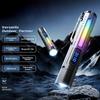 Magnetic Base LED Inspection Light Portable Waterproof UV Flashlight USB Charging Clip-on Mini Flashlight Outdoor Enthusiasts