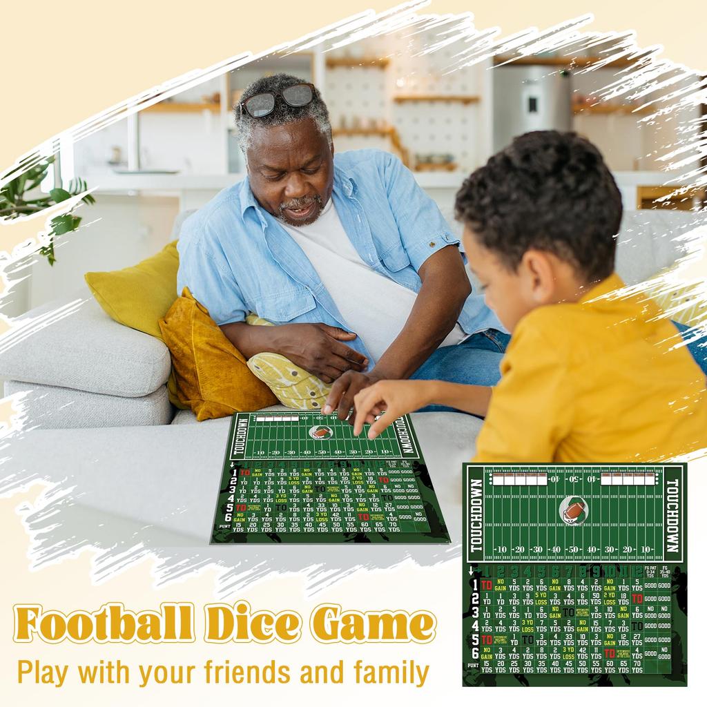 Gioco di Dadi Calcistici Divertente Gioco da Tavolo