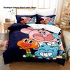 The Amazing World Of Gumball Bedding Set Duvet Cover Pillowcase For Kids Bedroom Decor Twin Full Queen King Size Bed Linen