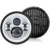 7-inch 60W 4-LED Angel Eye Headlights for Harley Wrangler & Off-road Motorcycles