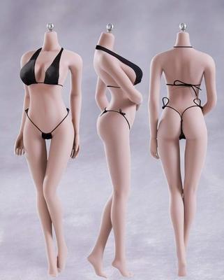 OBEST TBLeague Skala Sømløs Kvindelig Figur Reference Model til Maleri Bleg Buste Størrelse 1/6 Figur, Ultra-Fleksibel Krop, Skelet, (S07C Hud, L)