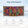 Elephant Theme Beach Towel Personalized Custom Name & Text Soft Quick Dry Beach Towel for Swimming Travel