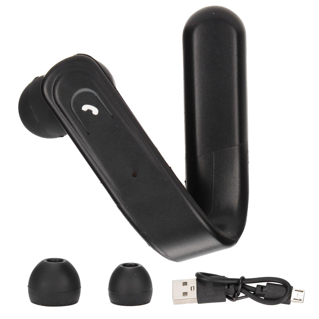 Bluetooth Headset V5.1 Single Hands Free Bluetooth Earpiece for Cell Phone Business Workout Driving