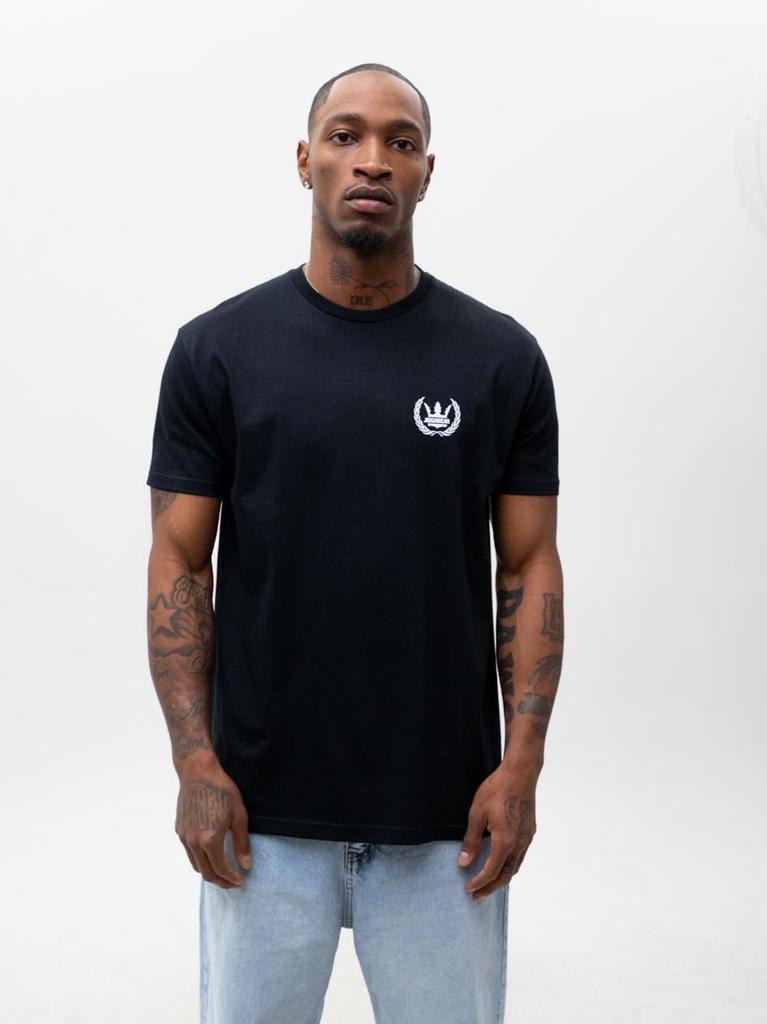 Jigga Wear Laurel Men's Black/White Short Sleeve T-Shirt XL