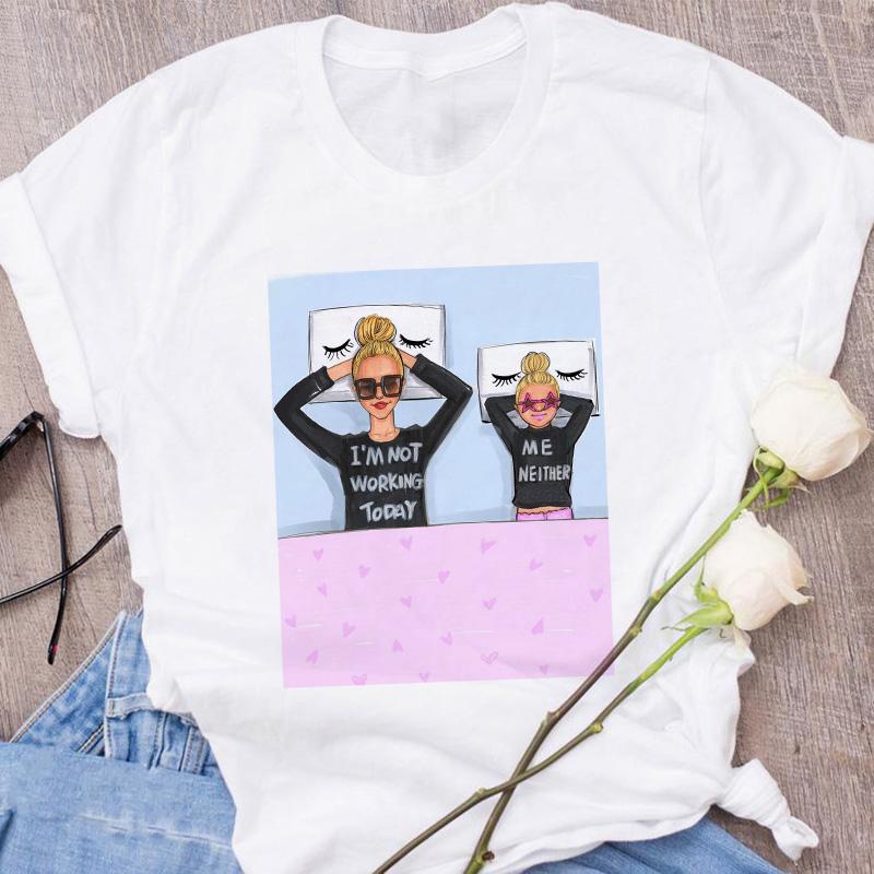 Super Mom T shirt Women Mothers Love Print Pink Tshirt Harajuku Mama TShirt Tops tee shirt Femme Summer