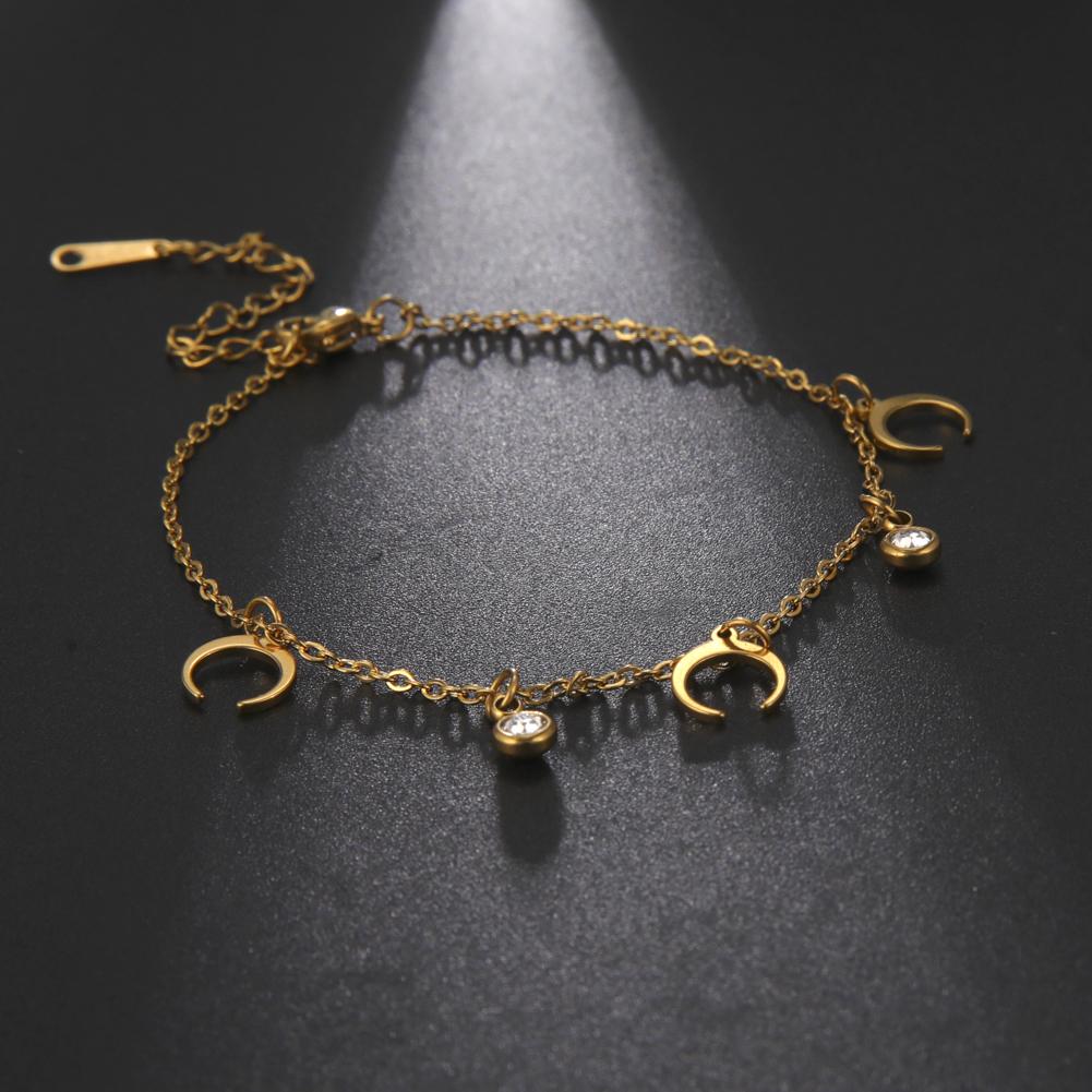 Korean Butterfly Crystal Bracelets on Hand for Women Stainless Steel Charm Bracelet Jewelry Valentine's Day Gift