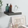 VidaXL Floating Wall Shelf High-Gloss Grey 23x23.5x3.8 Cm MDF