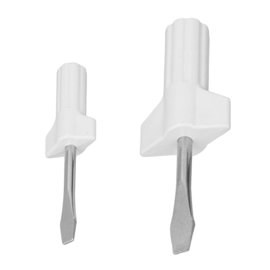 4 Pieces Slot Screwdrivers Plastic Handle Stainless Steel Multifunctional Screwdriver Set for Home