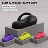 Thick Soled Flip Flops for Women Wearing Summer EVA Beach Sandals and Flip Flops