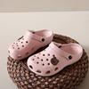 EVA nurse beach hole shoes women's summer bear new home platform outer wear versatile bag head cool slippers