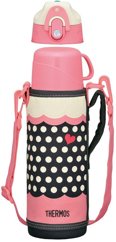 Thermos Vacuum Insulated 2WAY Bottle Dot Pink FFR-804WF D-P 0.8L