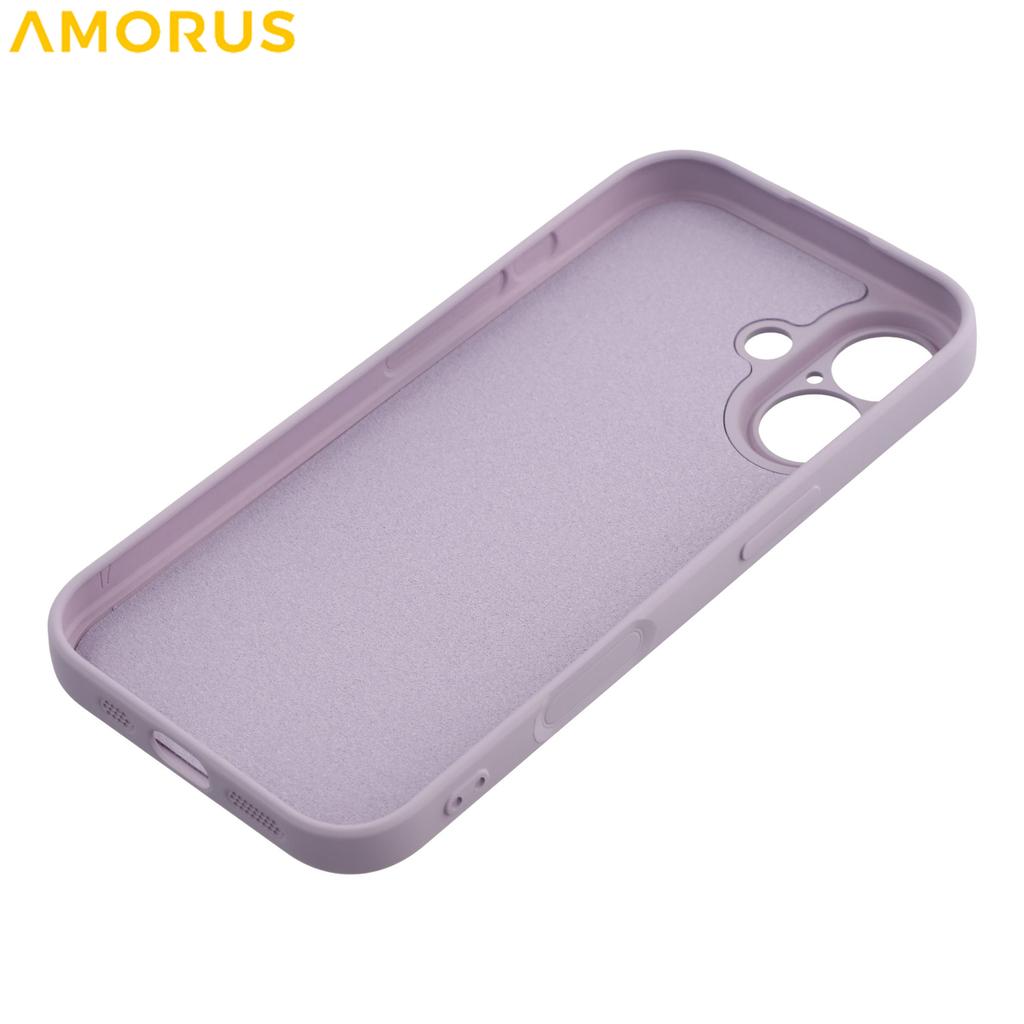 For iPhone 17 Case Precise Cutouts TPU Fiber Lining Shockproof Phone Cover