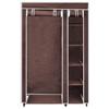 vidaXL Stoffschrank Braun