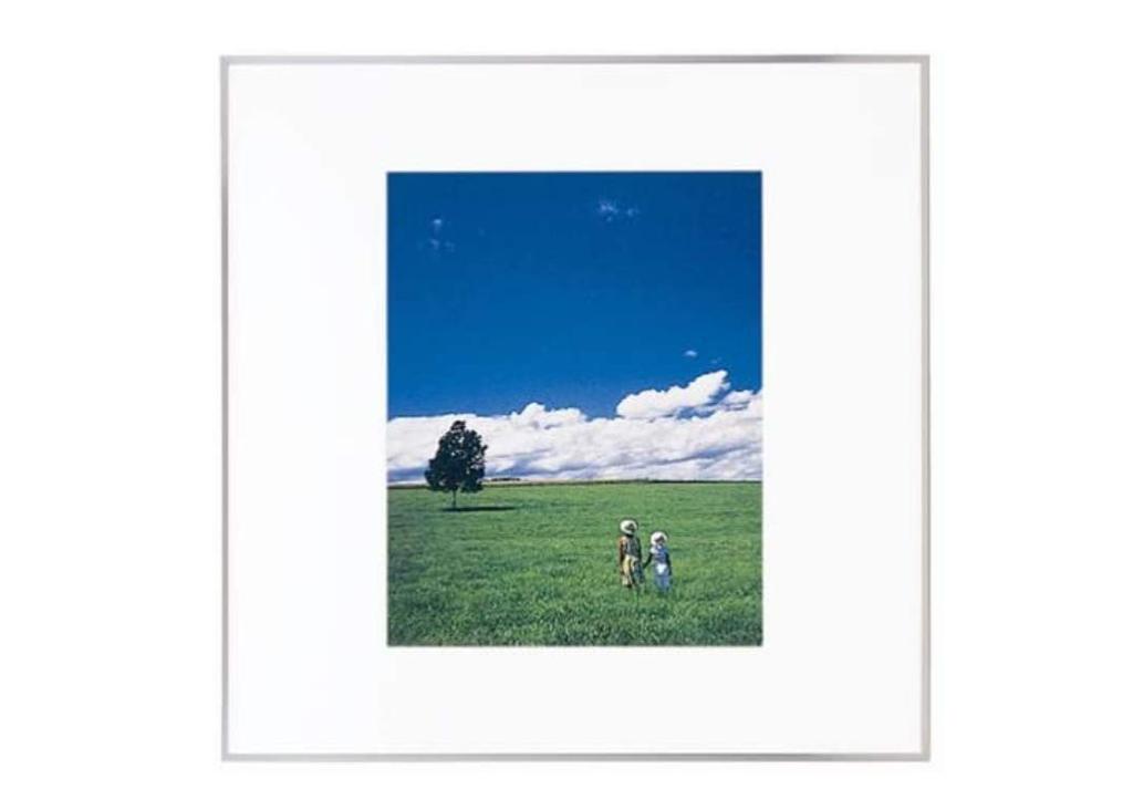 FUJICOLOR Picture Frame Square Matte Frame HQA201 Acrylic A3 Aluminum Silver 303104