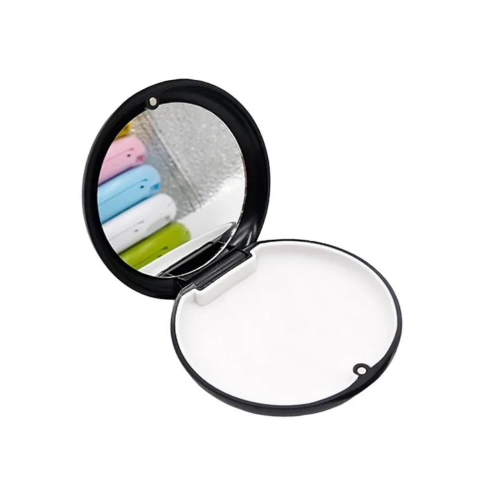Magnetic Invisible Braces Storage Box Waterproof with Mirror False Teeth Container Large Capacity Orthodontic Retainer Case