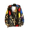 FirstCic Herenjas met capuchon lente-herfst Su.z_uki casual bedrukte