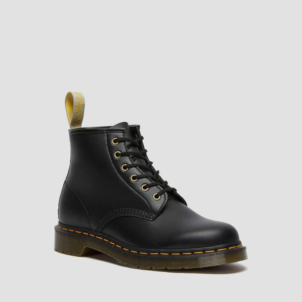 Boots Dr. Martens black 101 Vegan Felix Rub Off