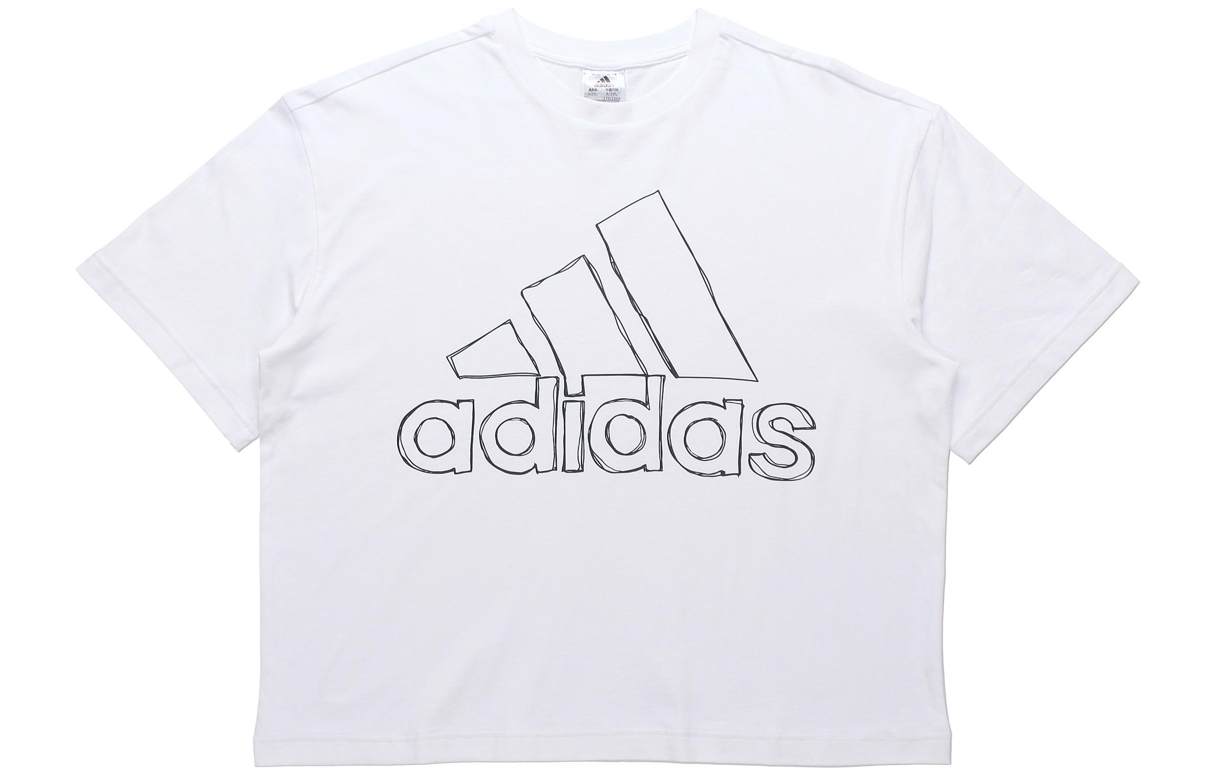 Adidas Set in Sleeve T Shirt Women s White GV5173 L